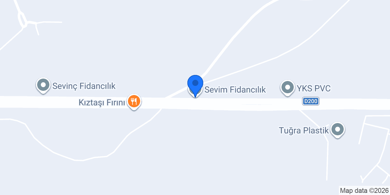 Sevim Fidancılık konumu