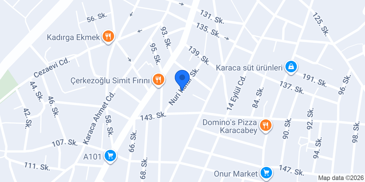 Tunca Anaokulu konumu