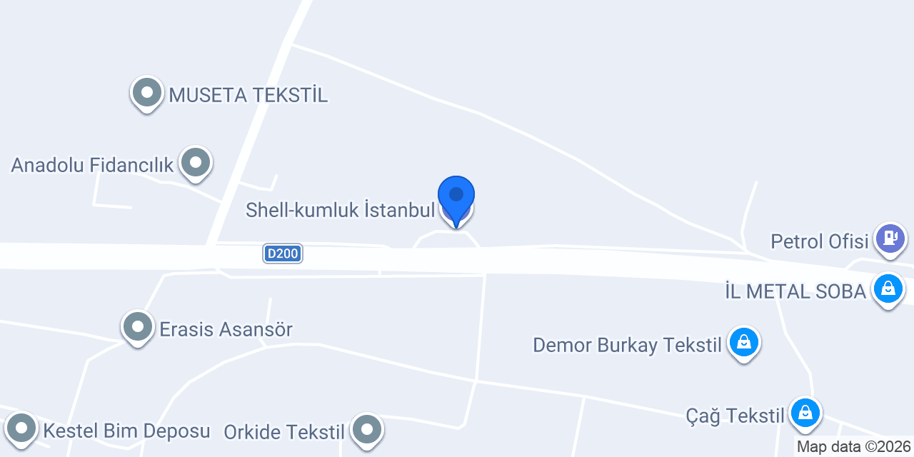 Shell-kumluk İstanbul konumu
