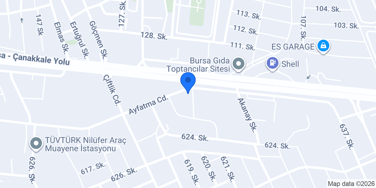 Nova Seramik Mağaza konumu