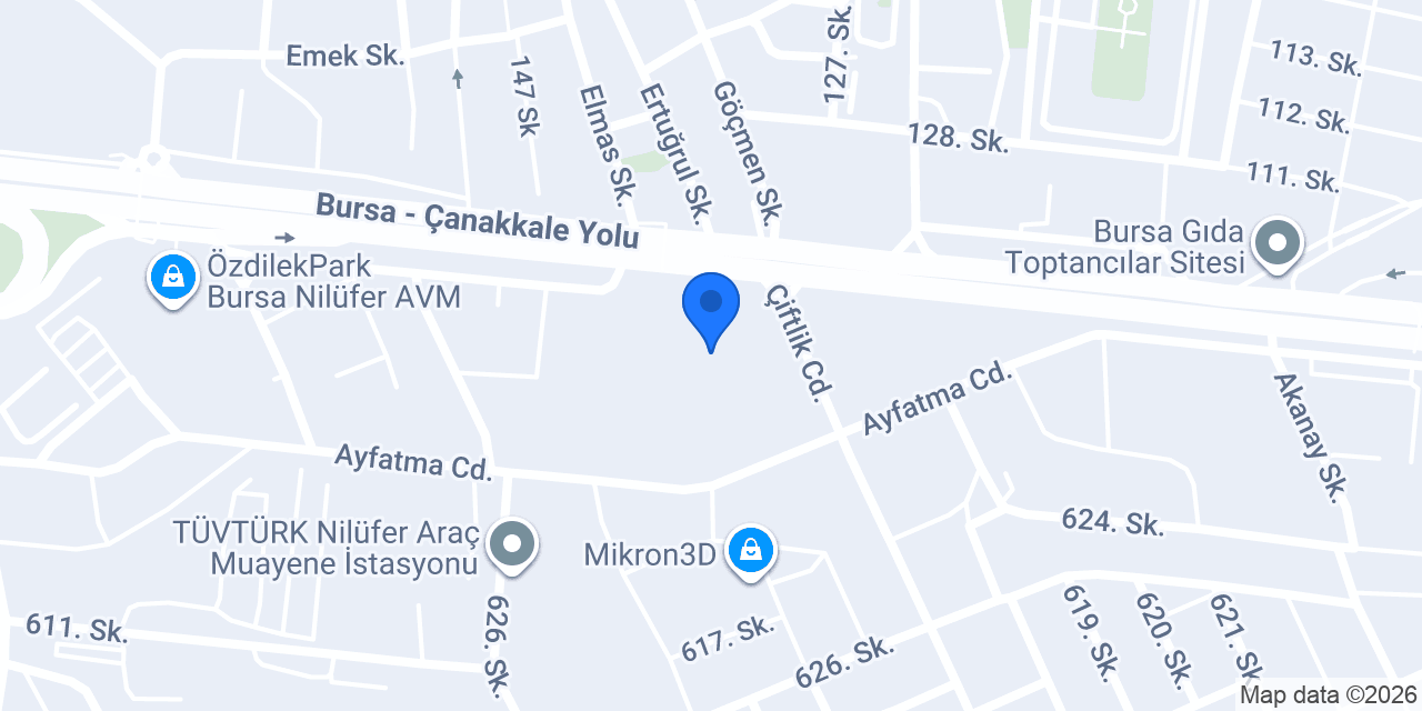 Ümit Oto Bursa konumu