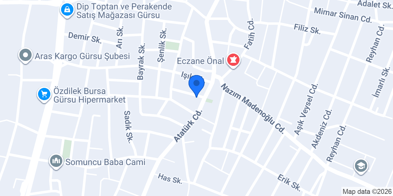 GÜRSU SİGORTA konumu