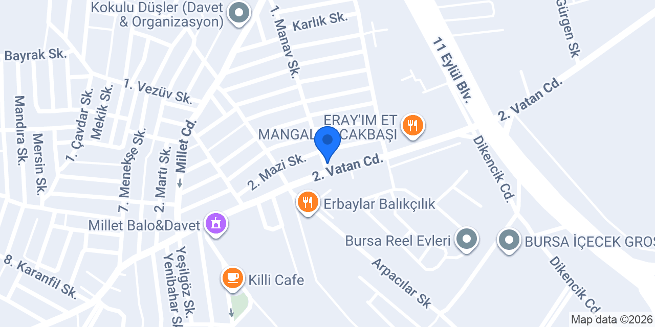 Promaksan Mimarlık konumu