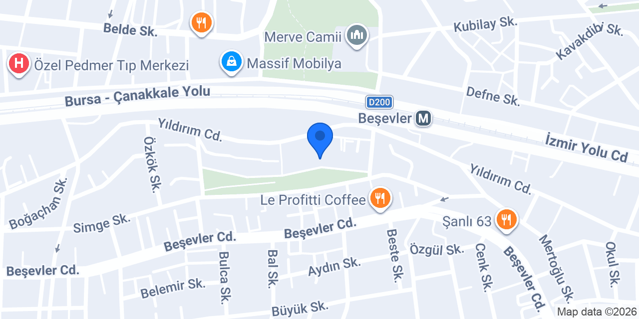 Este Masaj Salonu konumu