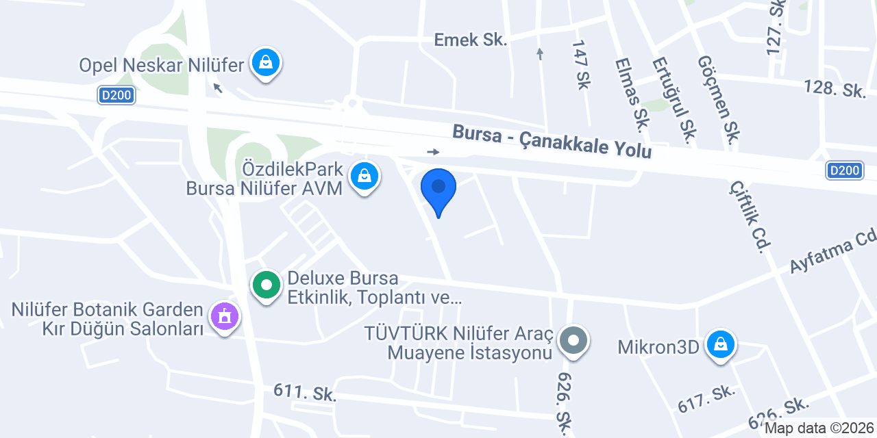 Avukat Orhan Bilgin Hukuk Bürosu konumu