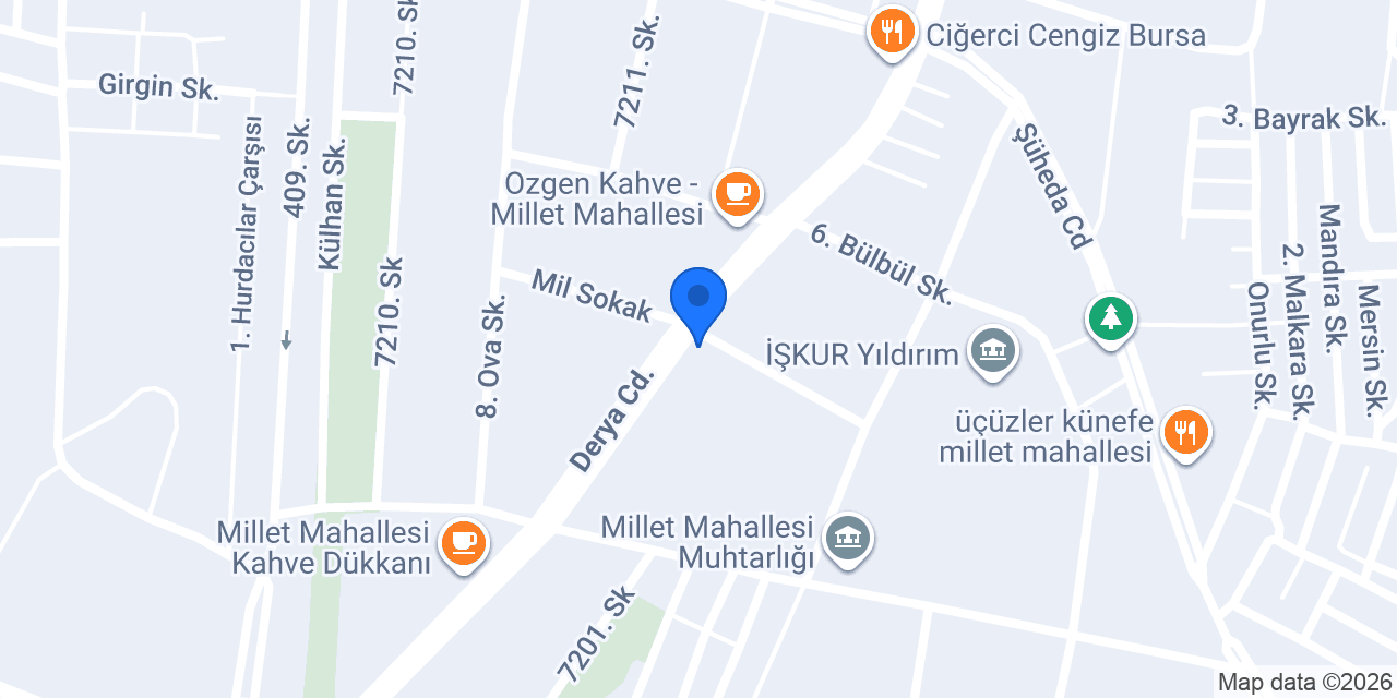 YUNUS EMRE MOBİLYA konumu