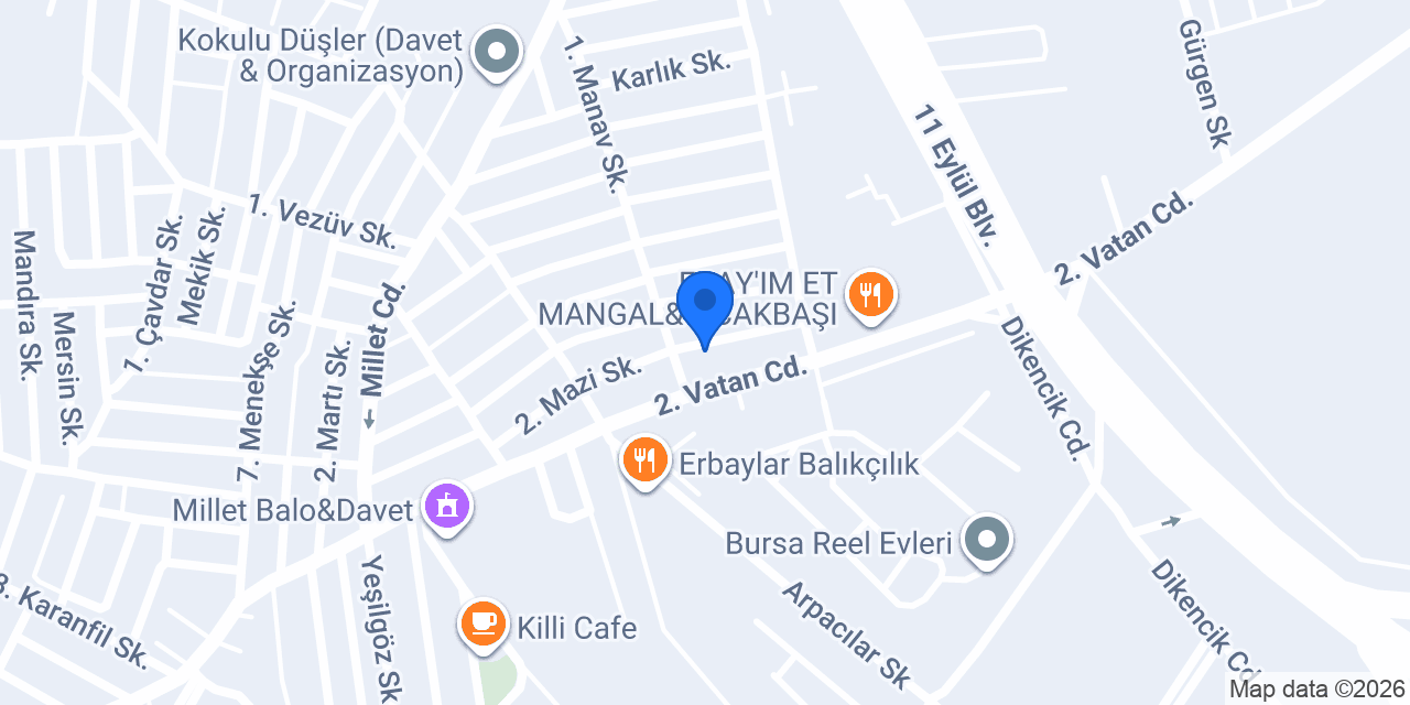 ALTINDAL halı yıkama konumu
