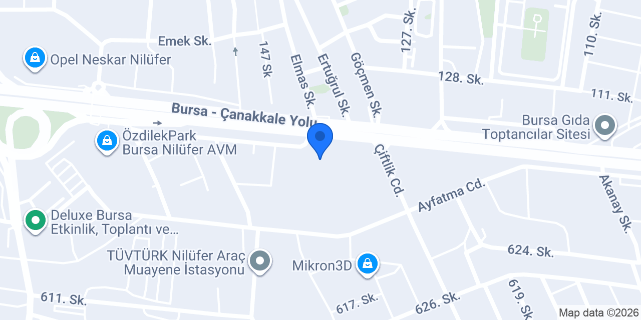 Kurtuluş Oto Plaza konumu