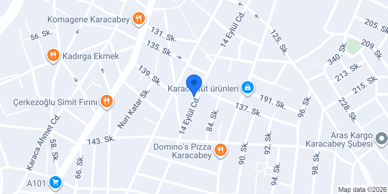 Karacabey Veteriner VETOS konumu