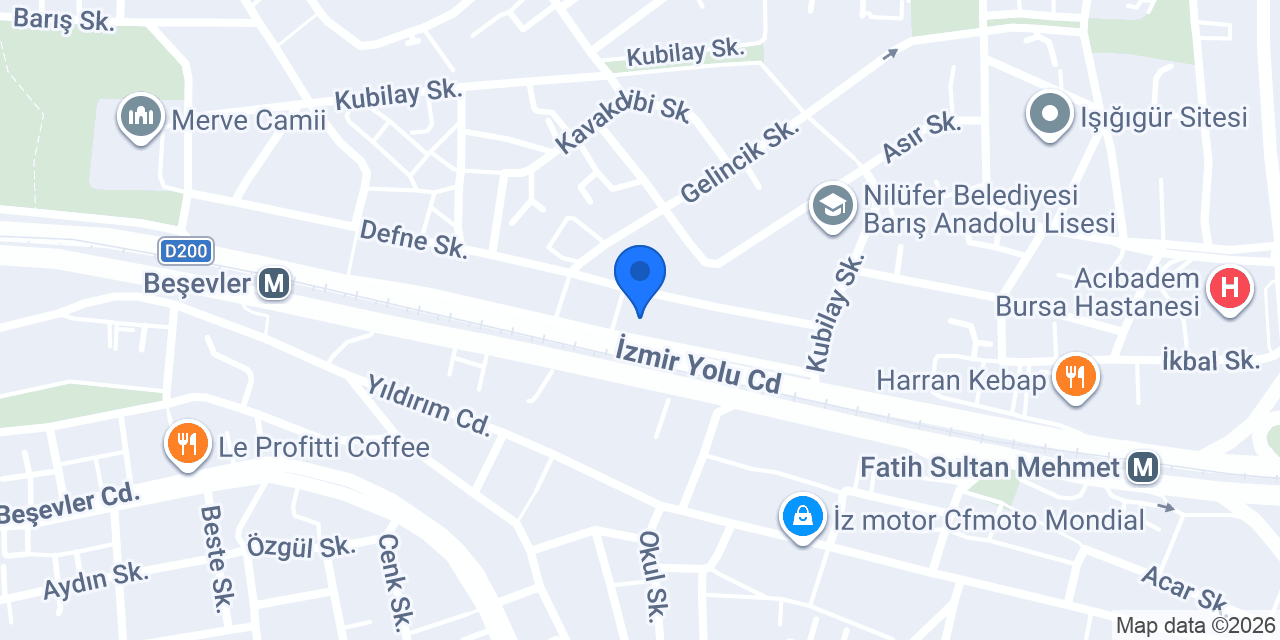 Simge VIP Kurs Merkezi konumu