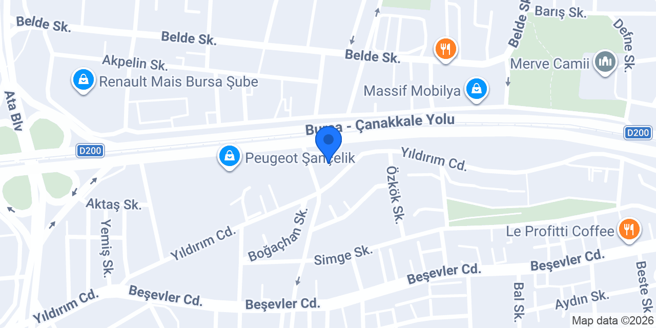 ESPAR ELEKTRİK LTD.ŞTİ.(Bursa) konumu