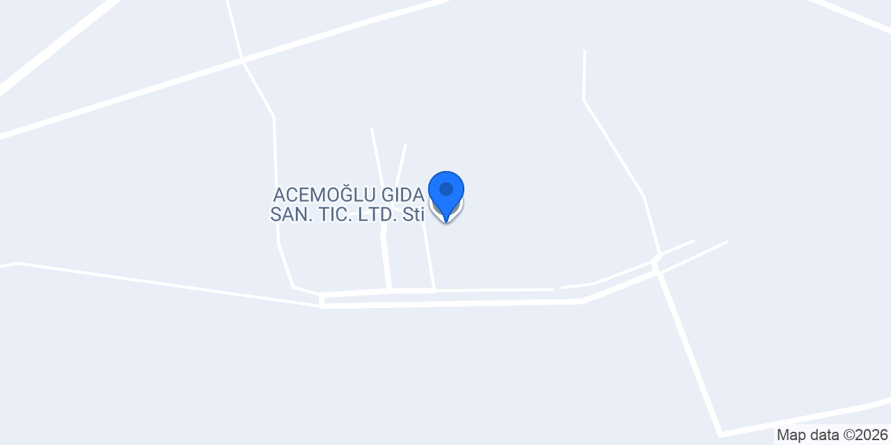 ACEMOĞLU GIDA SAN. TIC. LTD. Sti. konumu