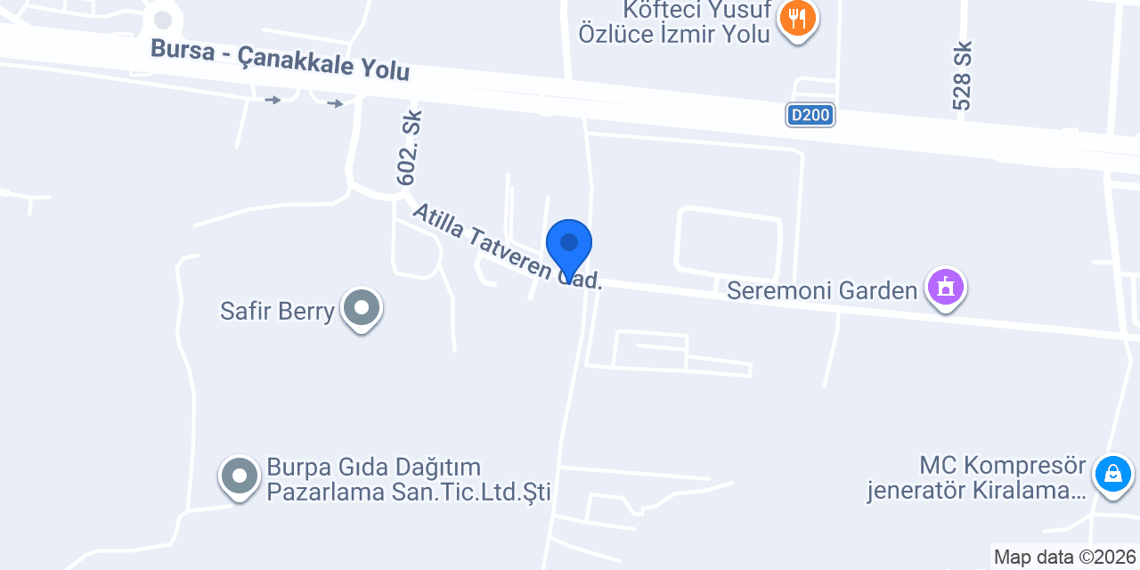 ALGU AMORTİSÖR YED. PAR. konumu