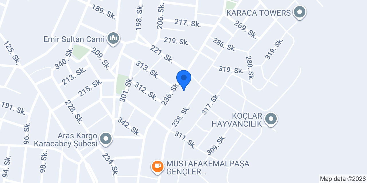Dülek yapı malzemeleri konumu
