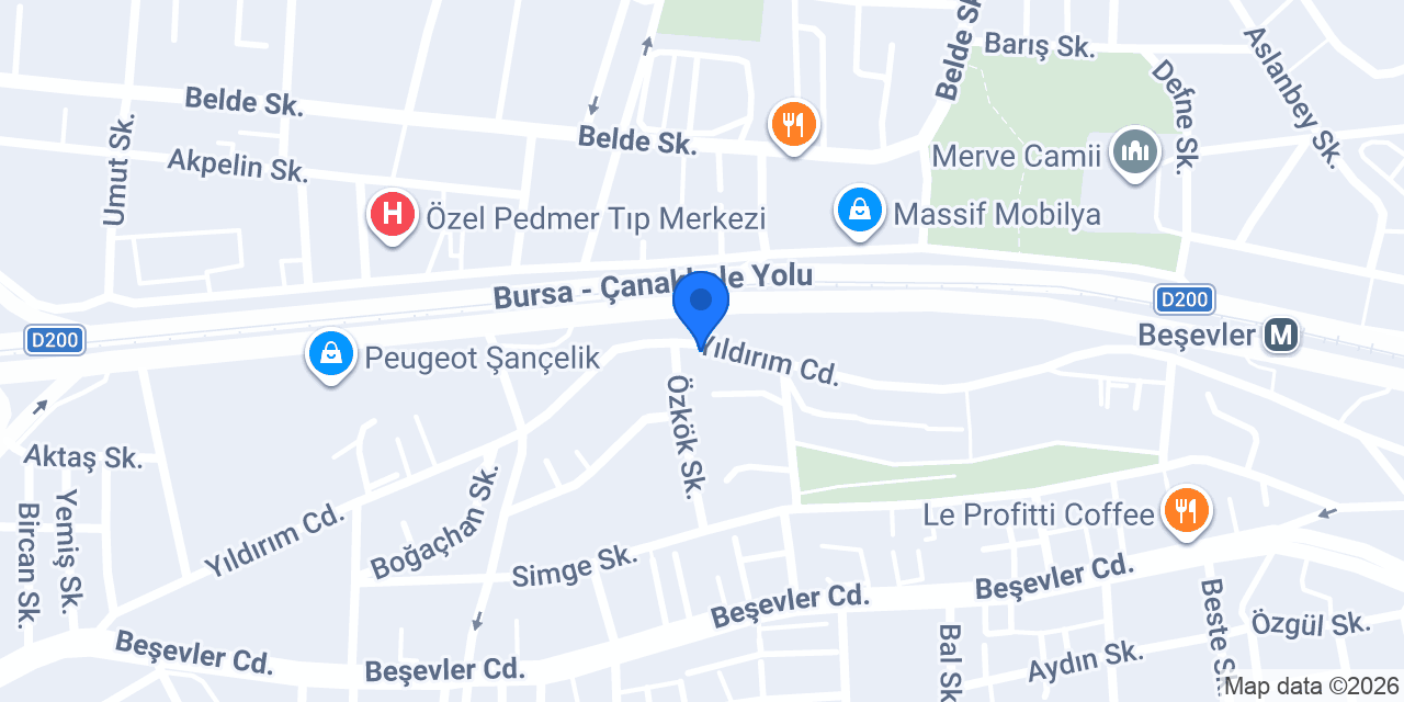 BER CAR FİLO konumu