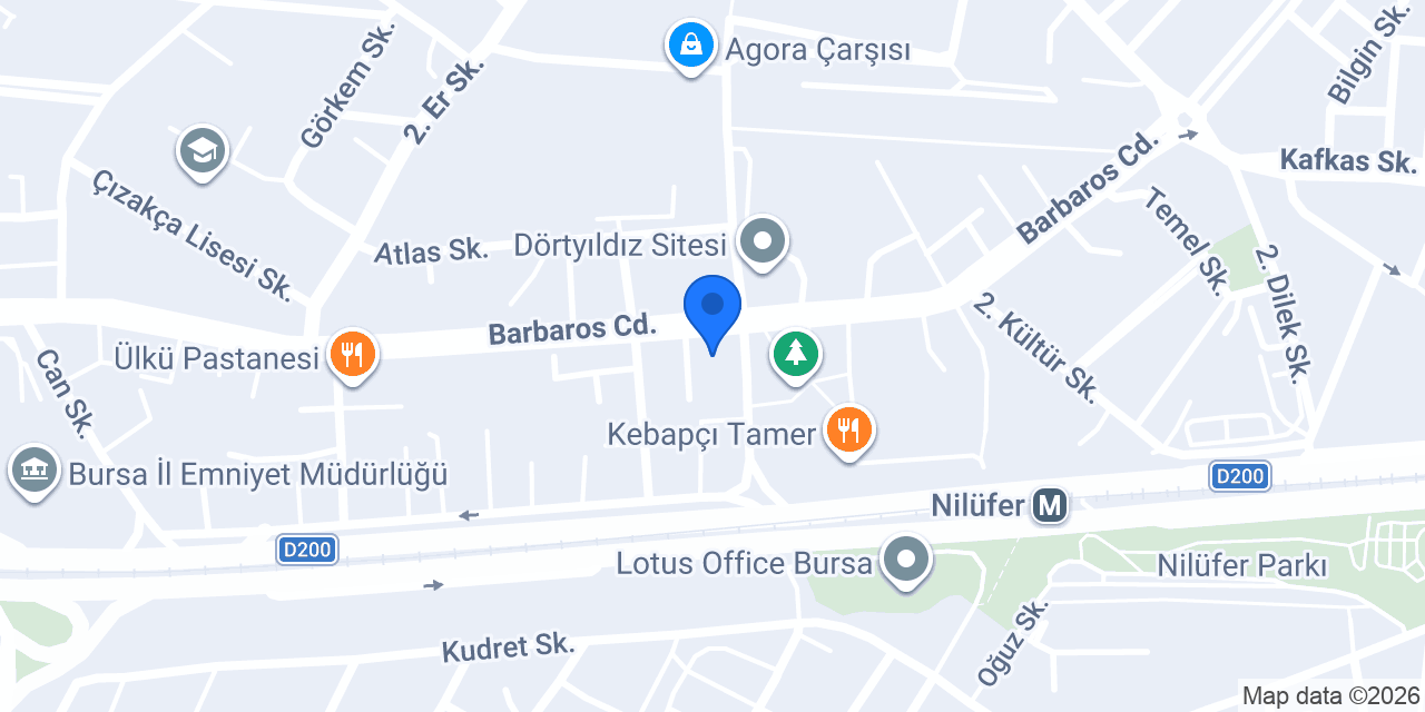Cicim Pastaneleri Ihsaniye konumu