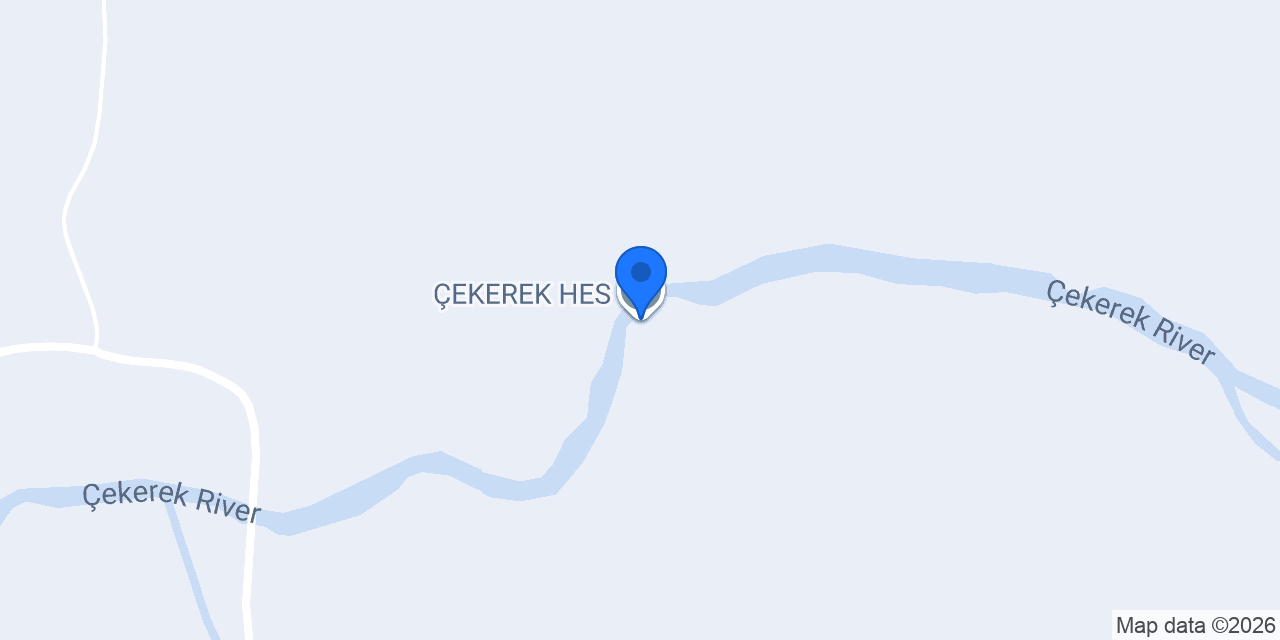 ÇEKEREK HES konumu