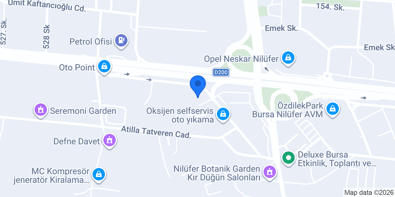 Kafkas - İzmir Yolu Mağaza konumu