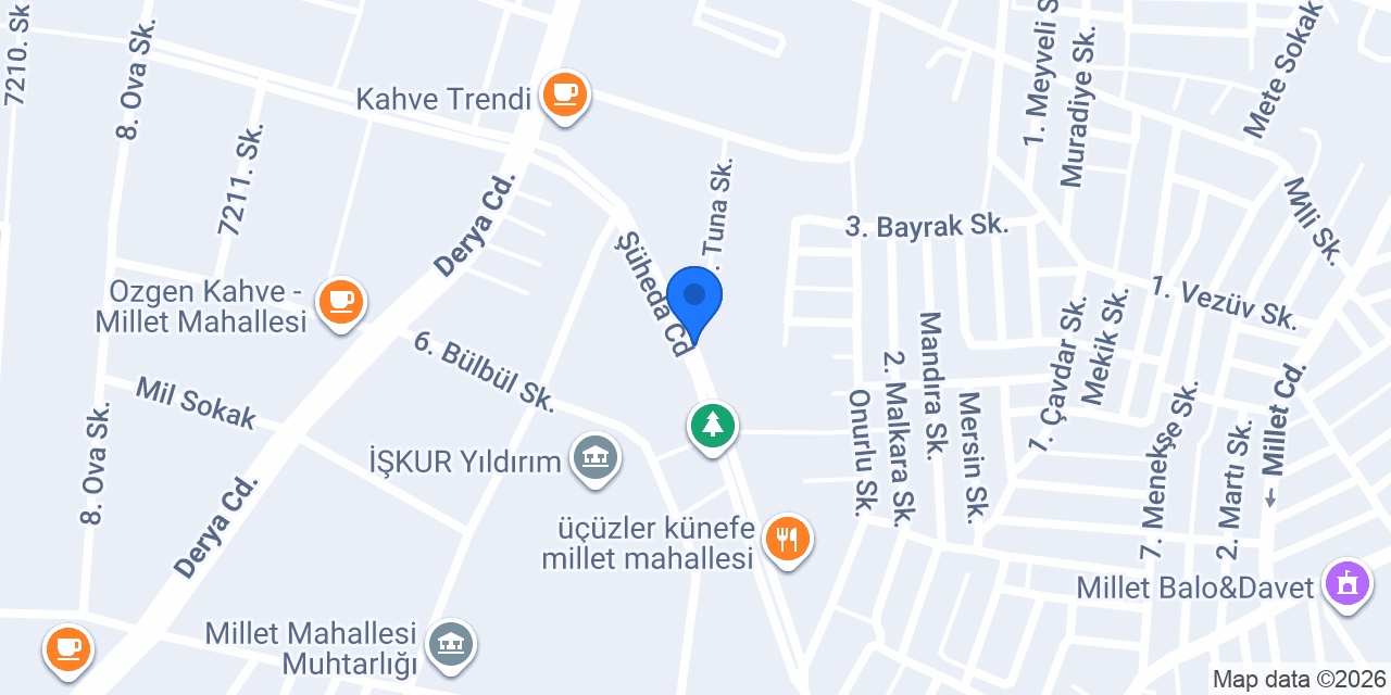 Berber Dükkanı konumu