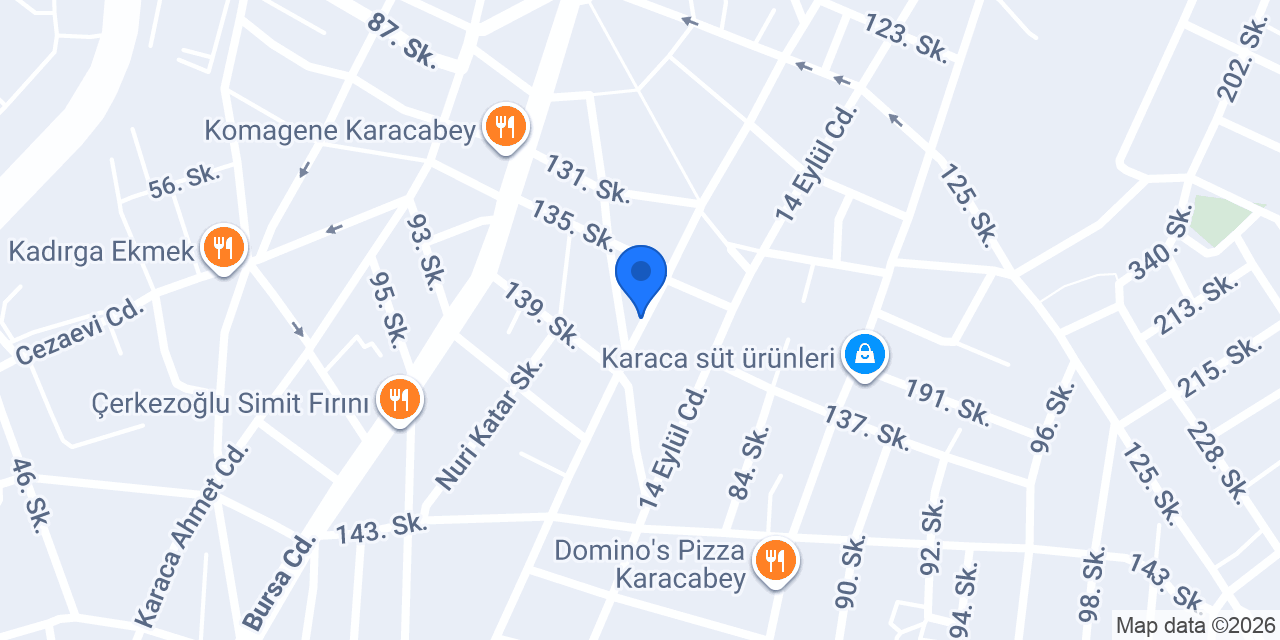 Karacabey Digitürk Bayii Egem Bilgisayar konumu