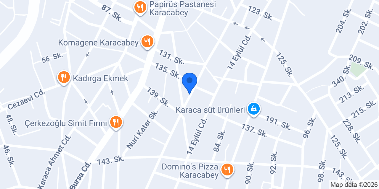 HSM DÜLEK İNŞAAT YAPI MLZ.TİC.LTD.ŞTİ konumu