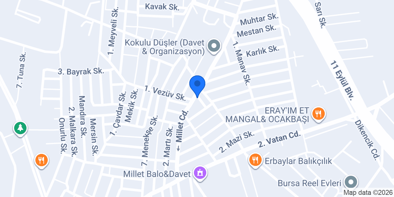 Millet Kumrucusu konumu