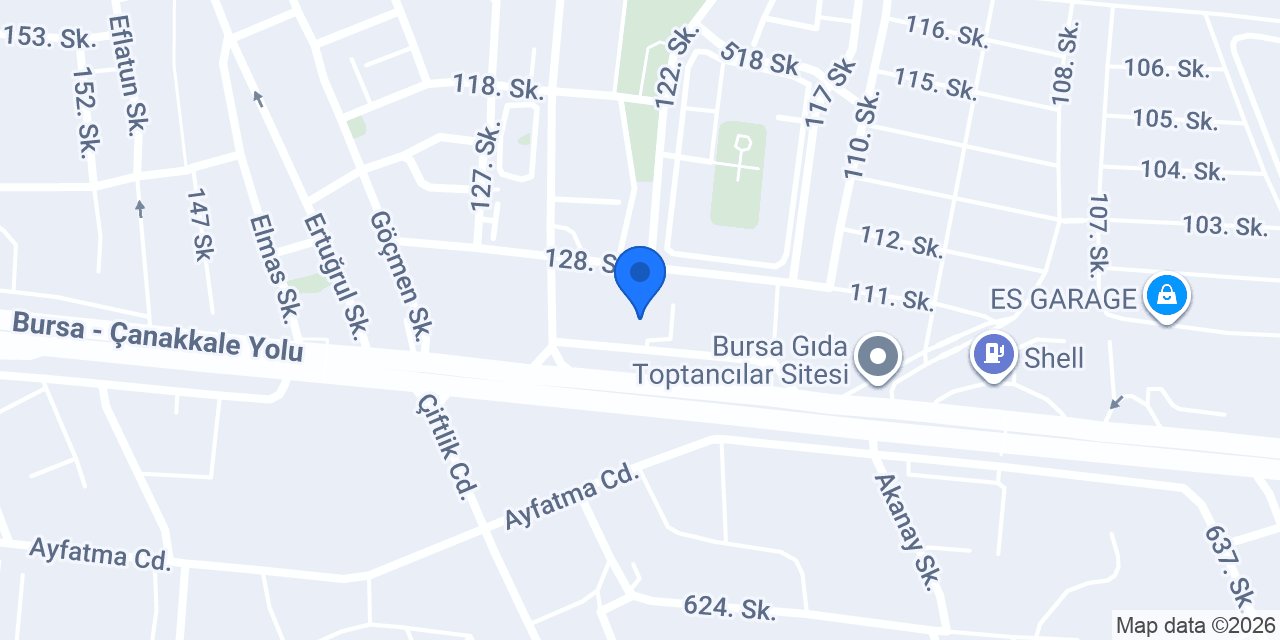 Kelebek Mobilya - Nilüfer İzmiryolu konumu