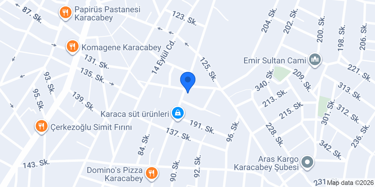 YILMAZ GIDA konumu