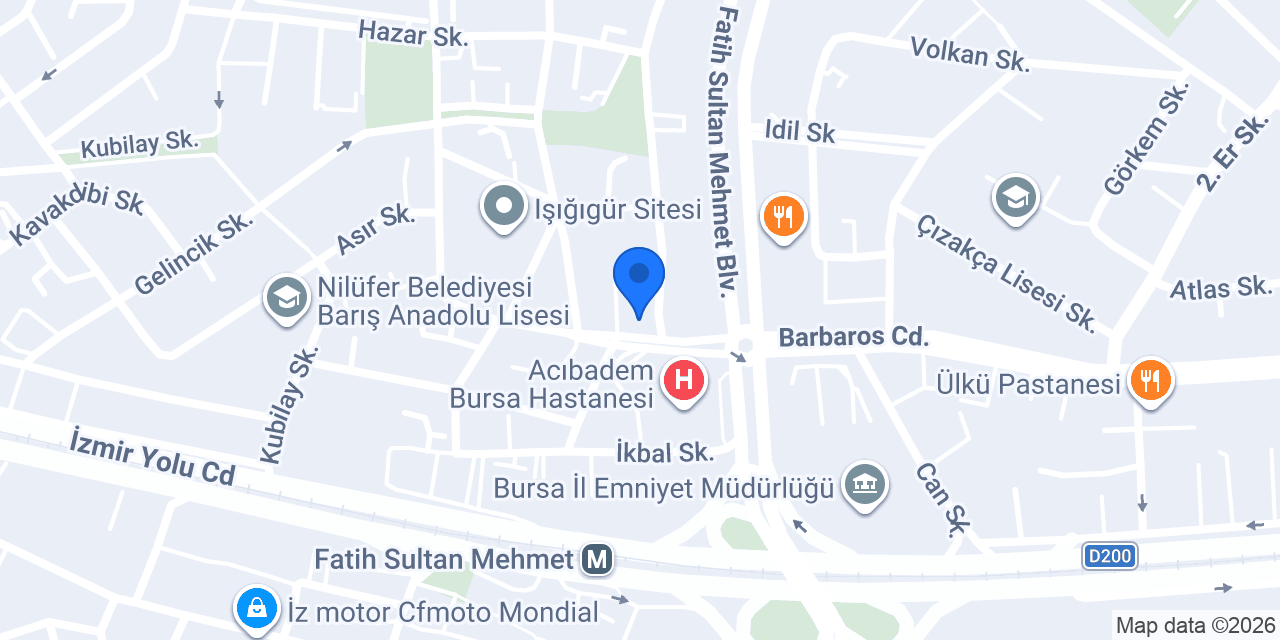 Op.Dr.Cüneyt Işık Eye&Beauty Klinik konumu