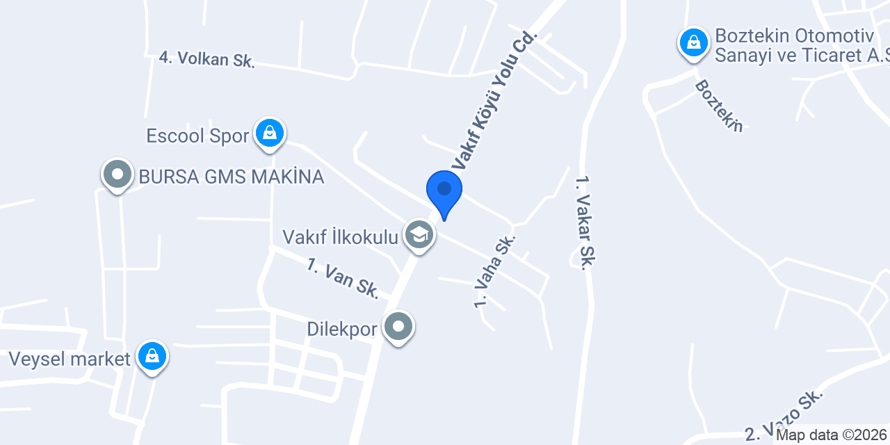 Vakıf Park Kafe konumu