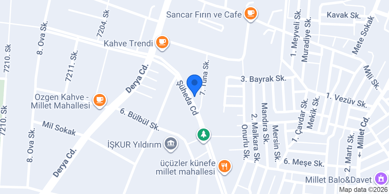 Pasaport Pizza Yıldırım konumu