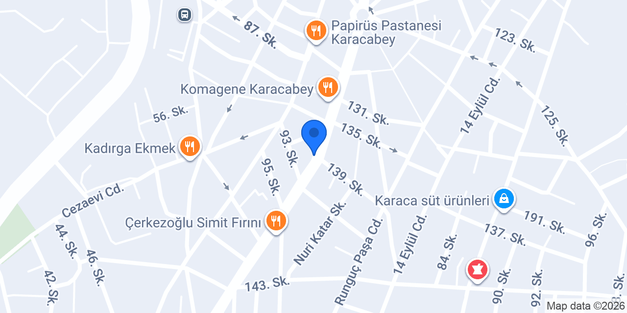 Özdil Otomotiv konumu