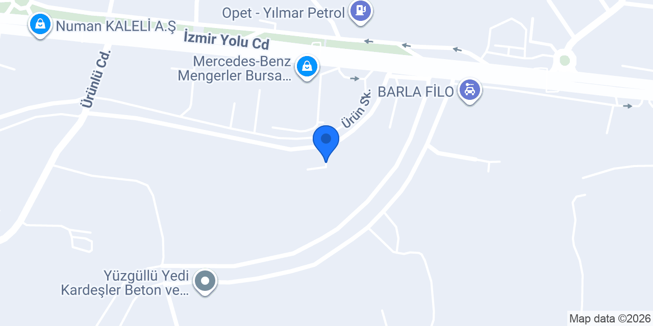 Aktaş Ağır Vasıta Servisi Bursa/Nilüfer konumu