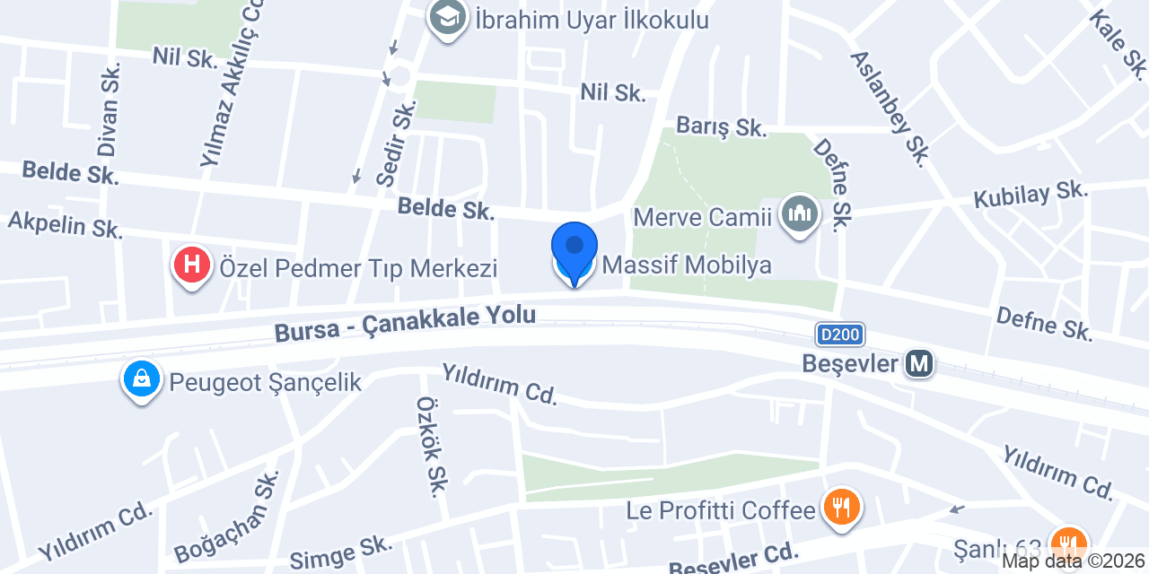 Massif Mobilya konumu