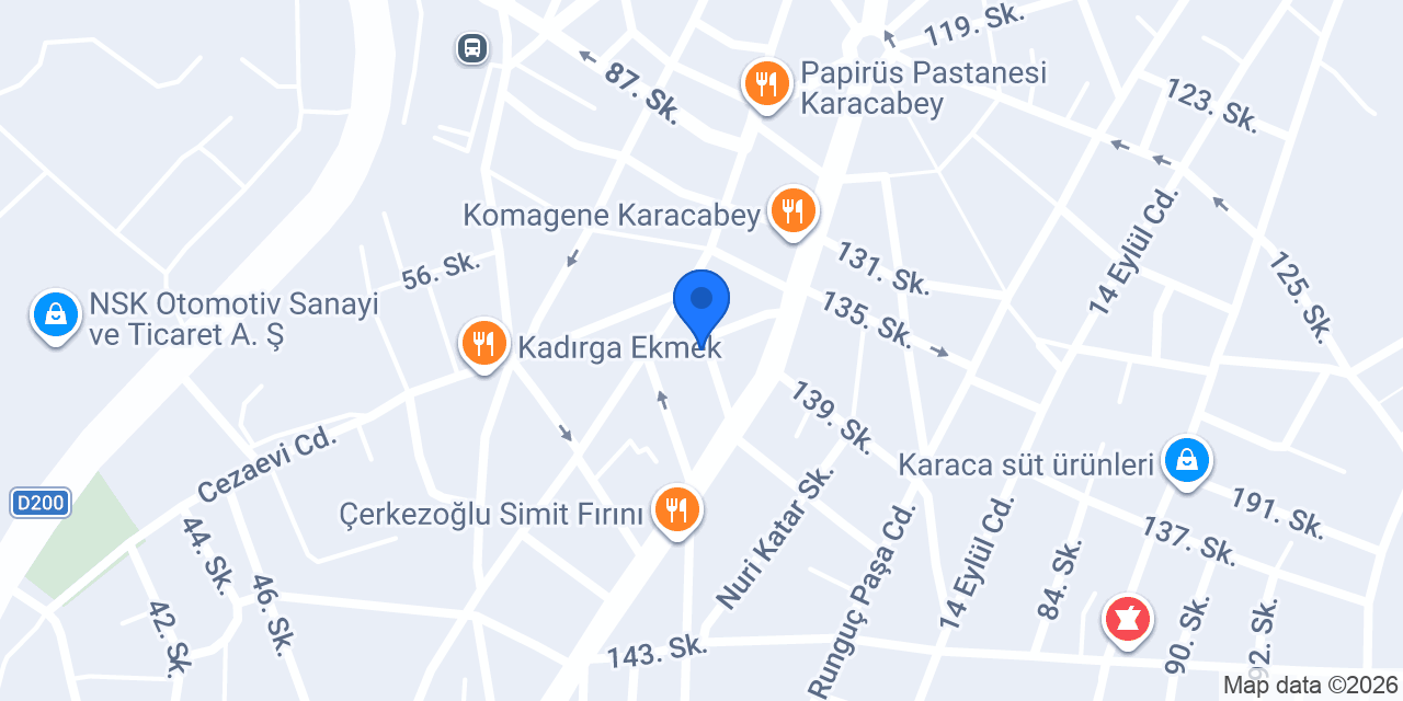 YÜCE TEKNİK konumu