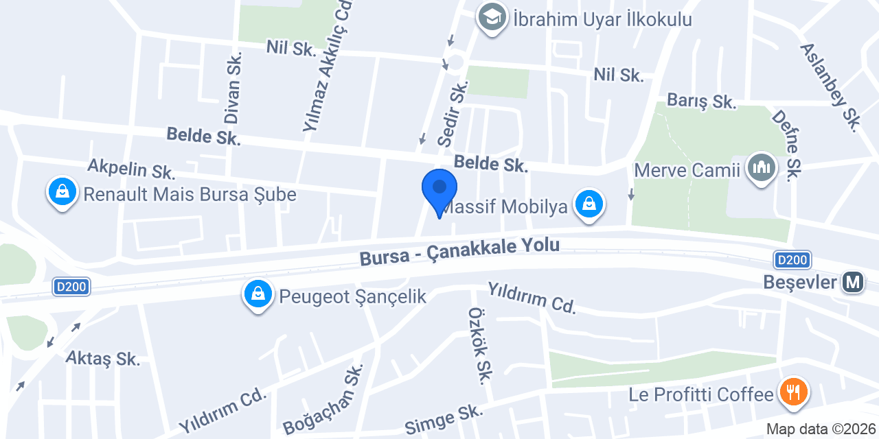 Av. Emre Çakar Hukuk Bürosu konumu
