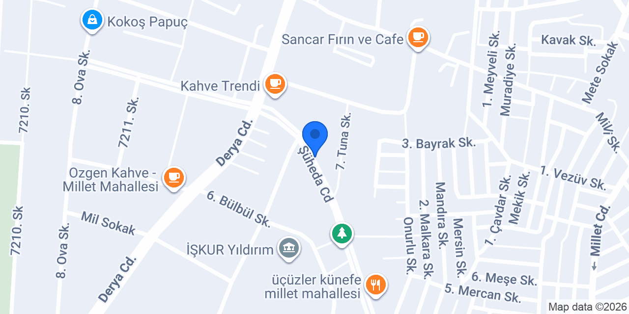 Meriç Park Aksesuar & Tuning Bursa konumu