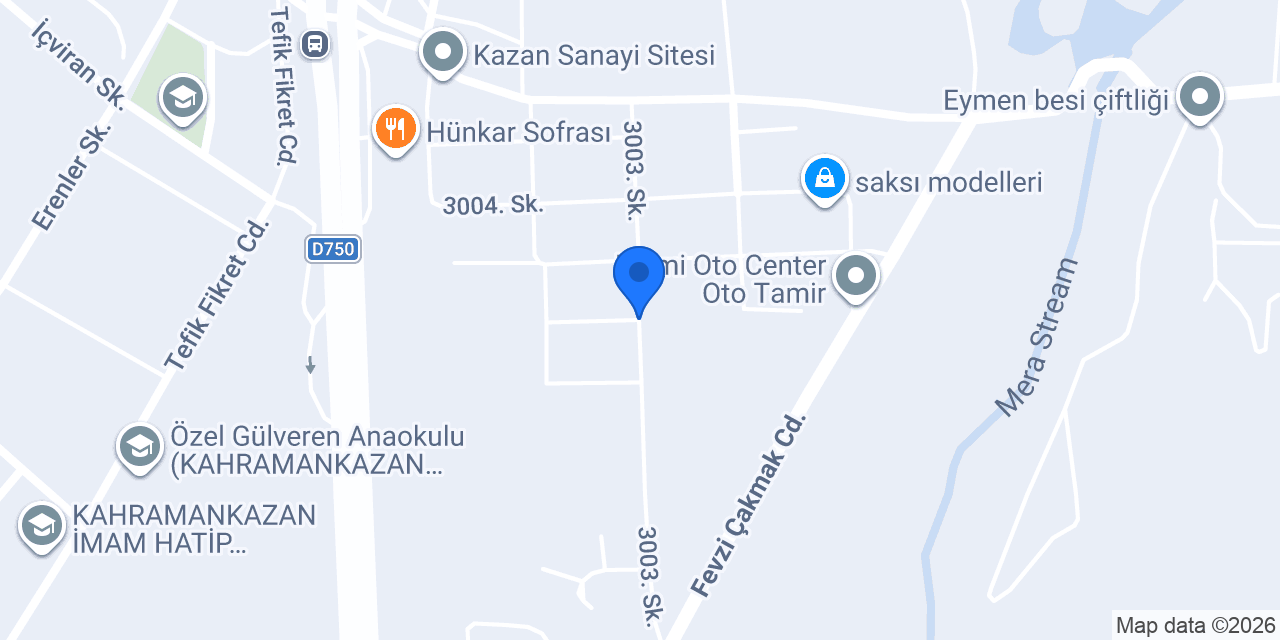 Göktaş Oto konumu