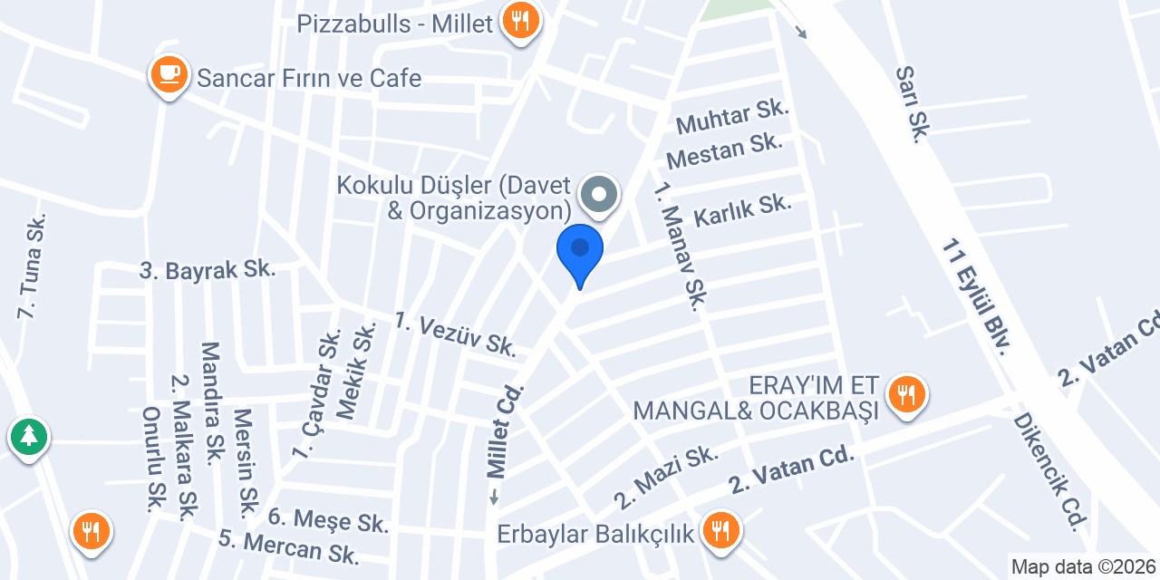 AYYILDIZ YAPI konumu