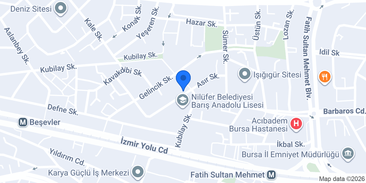 Yonca Cimnastik konumu