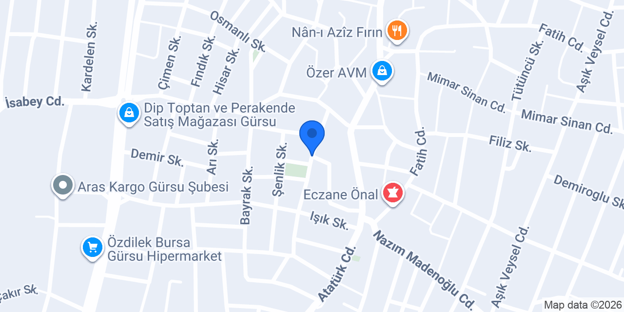 Sevil Turizm konumu