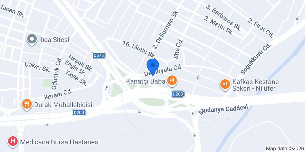 Güriş Çatı konumu