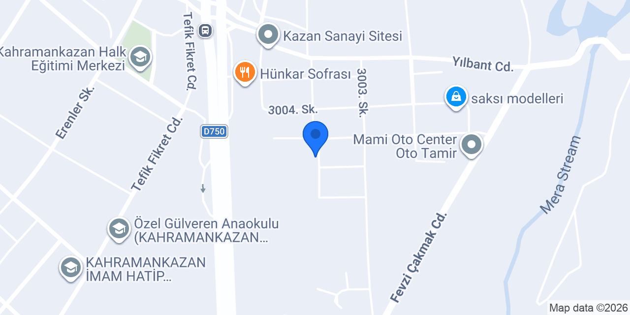 KUZENLER ÇADIR konumu