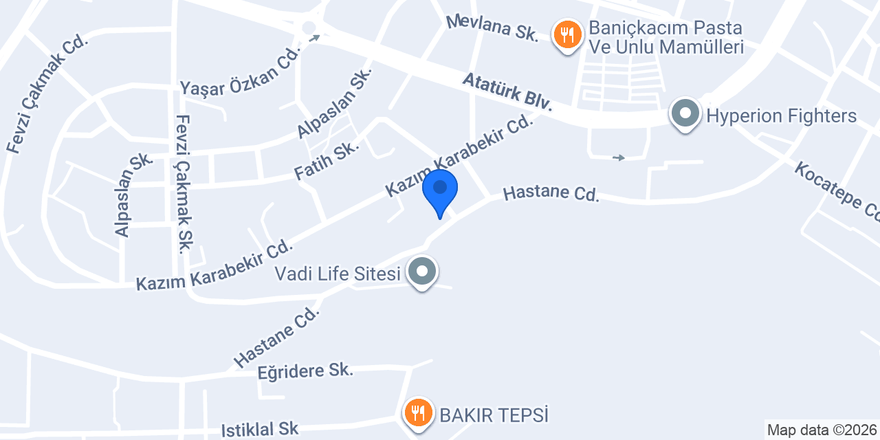 Mavi İnci Koleji konumu