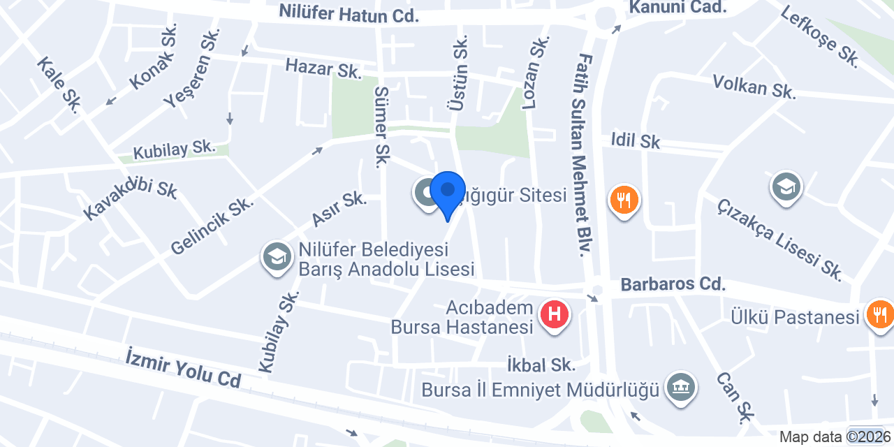 Sözüneri Mimarlık konumu