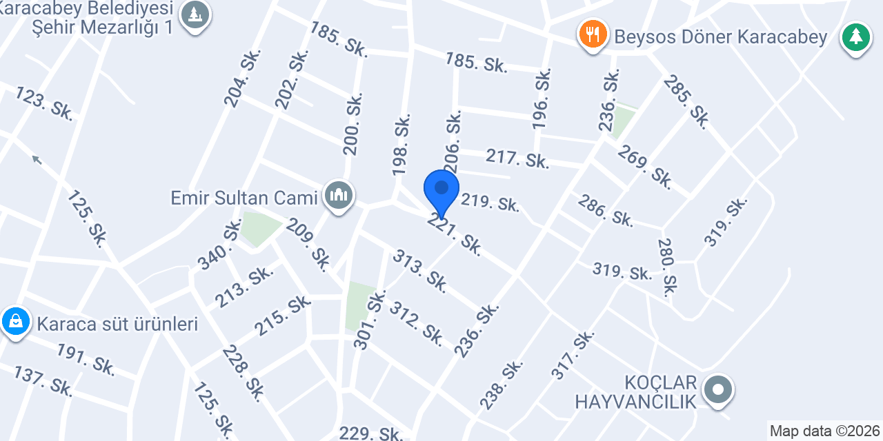 Karacabey elektrikçi konumu