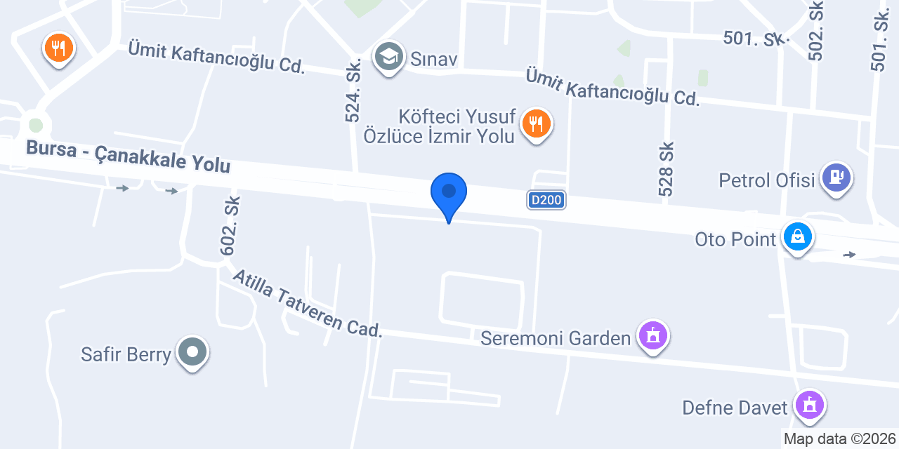 AYDIN Prefabrik konumu