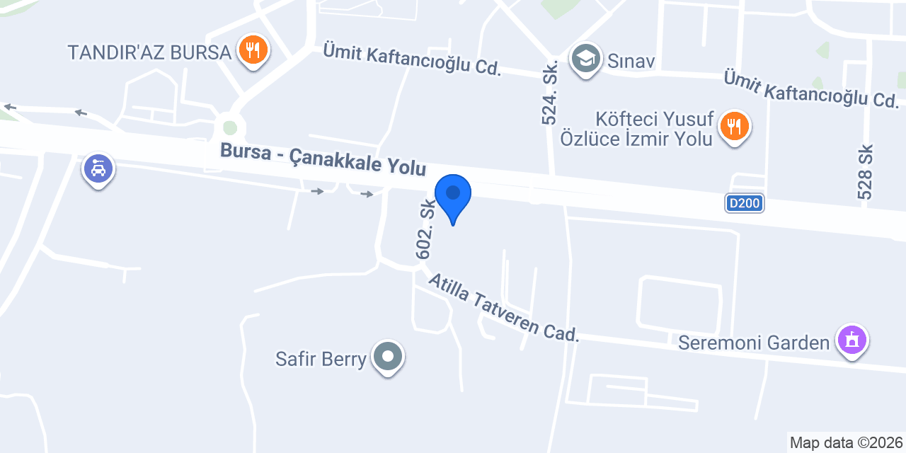 İnallar Filo konumu