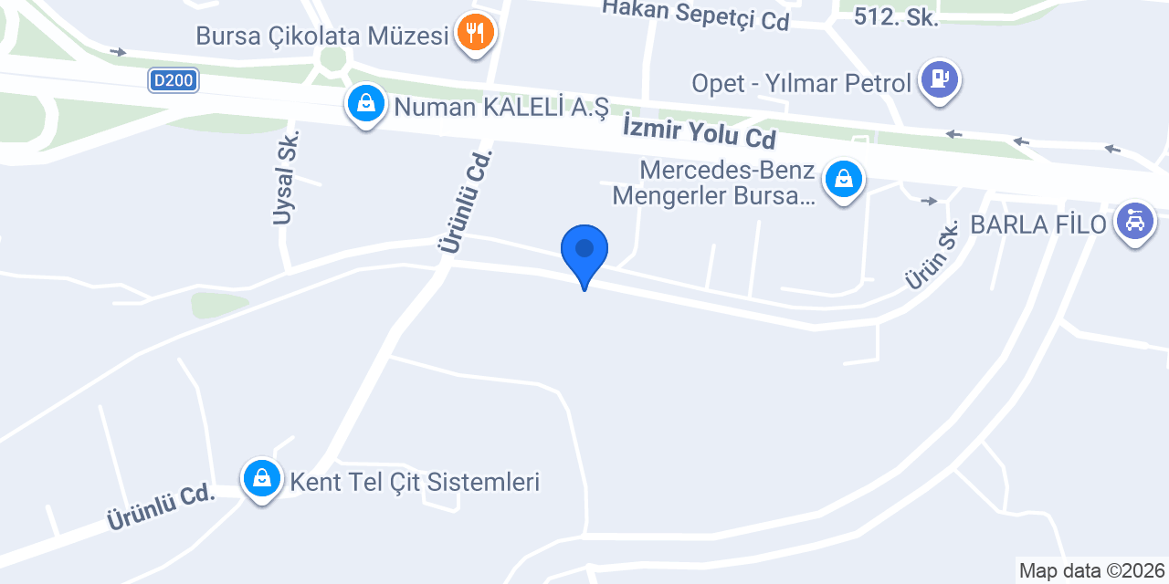 BMS TRANSPORT BURSA konumu