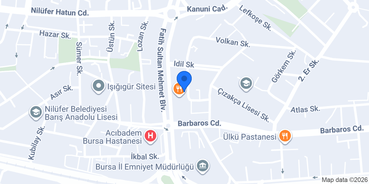 İrketi Nail Studio konumu